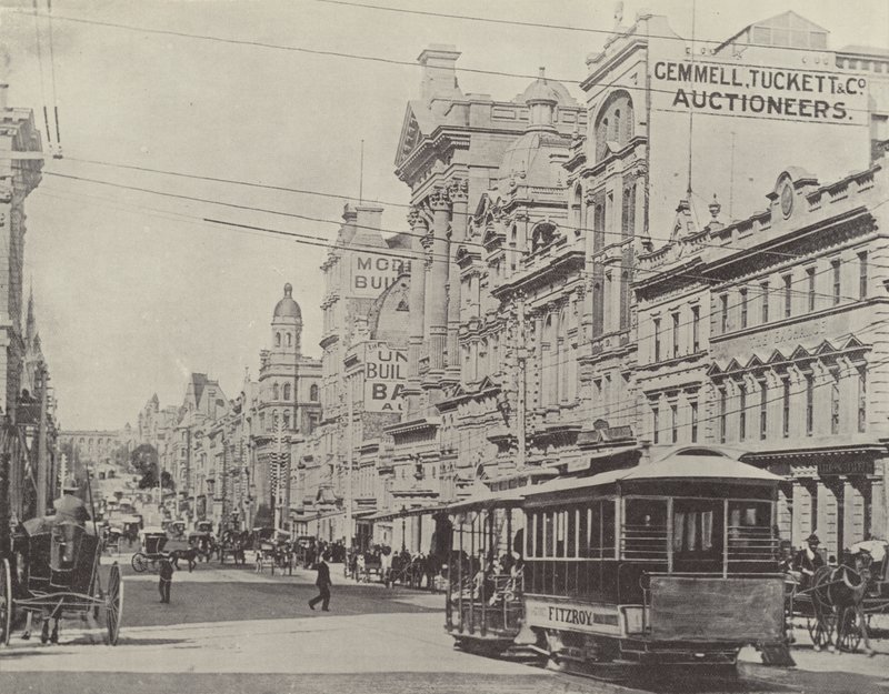 Collins Street, Melbourne af English Photographer