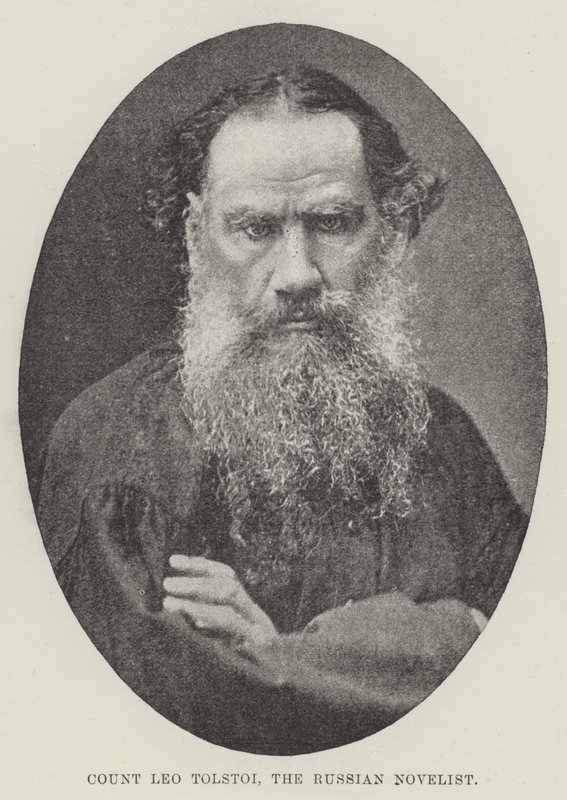 Grev Leo Tolstoi, den russiske romanforfatter af English Photographer