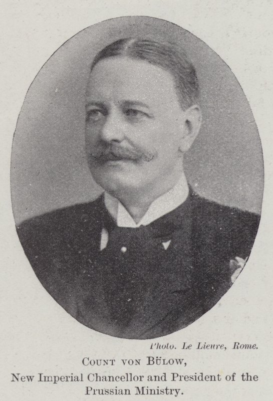 Grev von Bulow, ny kejserlig kansler og præsident for det preussiske ministerium af English Photographer