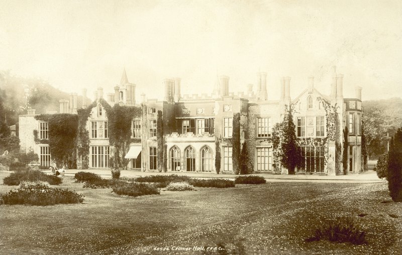 Cromer Hall, Norfolk (s/h-billede) af English Photographer