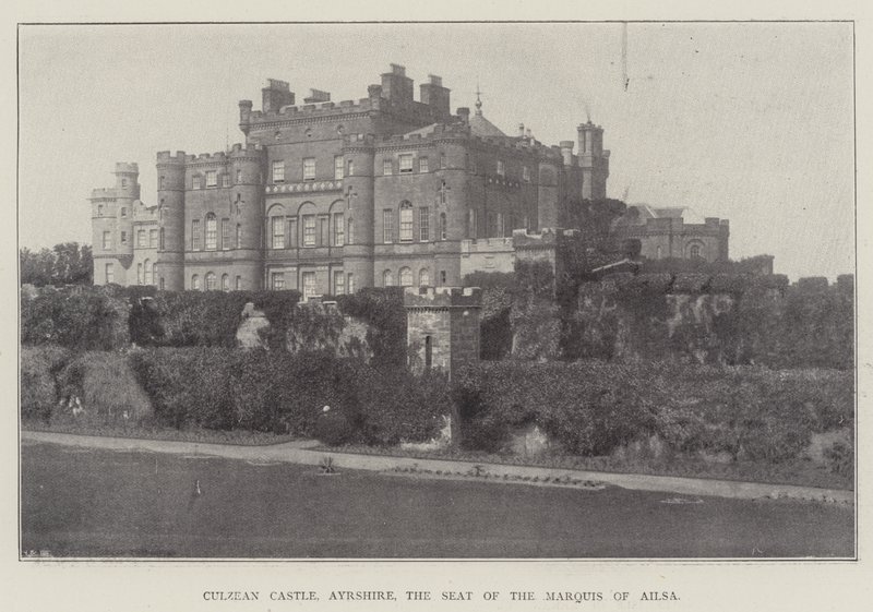 Culzean Castle, Ayrshire, sæde for markisen af Ailsa af English Photographer