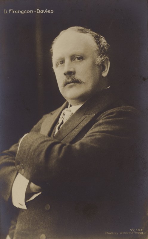 David Ffrangcon-Davies, walisisk barytonsanger (1855-1918) af English Photographer