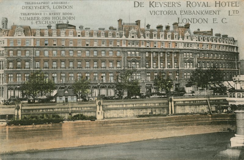 De Keysers Royal Hotel, Victoria Embankment, EC af English Photographer