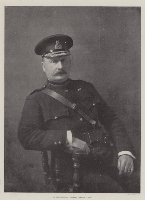 De Wets Pursuer, General Charles E Knox af English Photographer