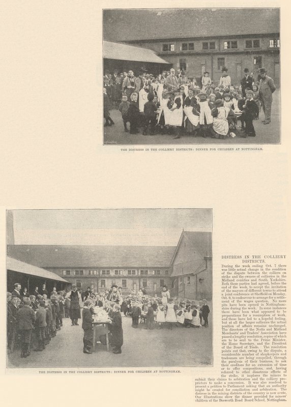 Nød i Colliery-distrikterne af English Photographer