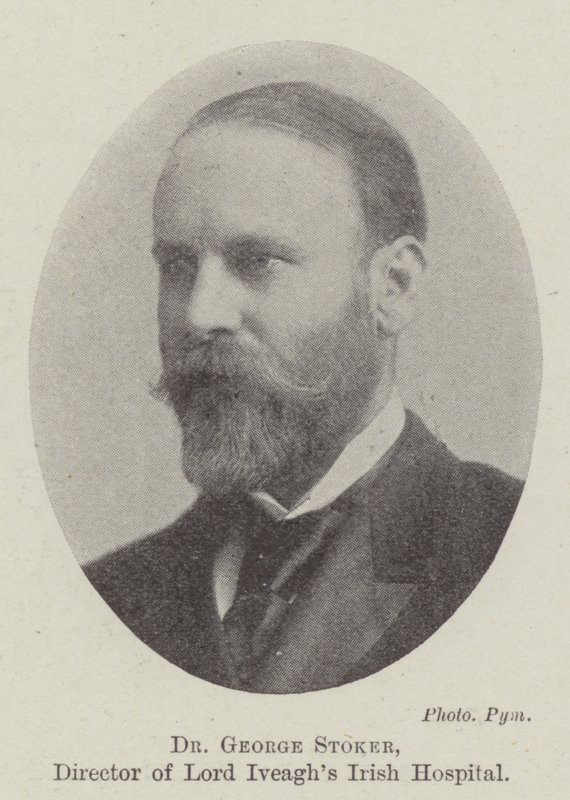 Dr. George Stoker, direktør for Lord Iveaghs Irish Hospital af English Photographer