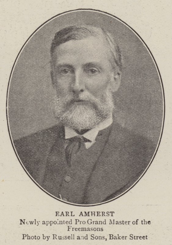 Earl Amherst af English Photographer