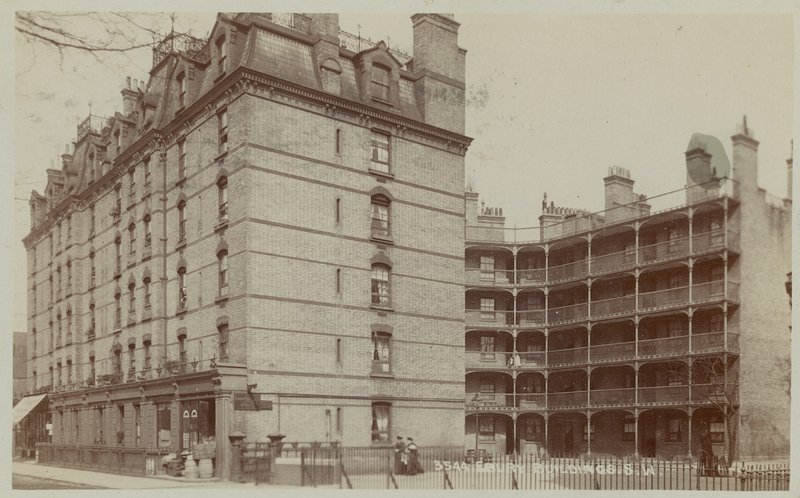 Ebury Buildings på Pimlico Road af English Photographer