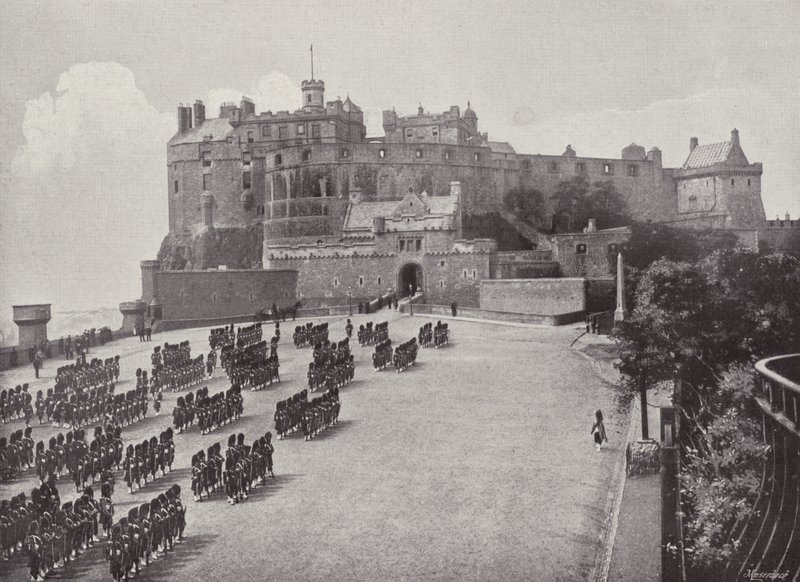 Edinburgh Castle, Esplanade af English Photographer