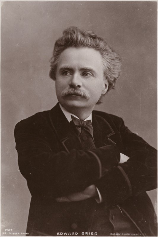 Edvard Grieg af English Photographer