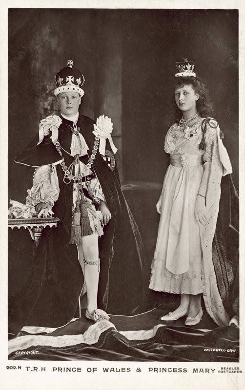 Edward, Prince of Wales og Mary, Princess Royal af English Photographer