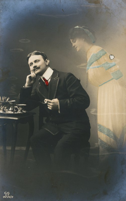Edwardiansk postkort af English Photographer