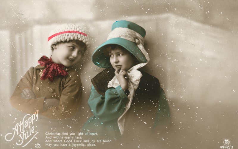 Edwardiansk postkort af English Photographer