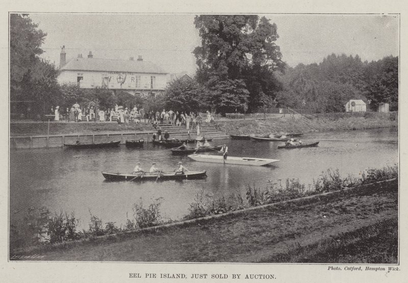 Eel Pie Island, netop solgt på auktion af English Photographer
