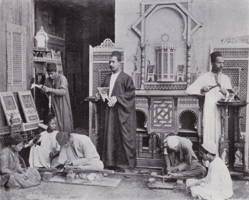 Egypten: A Mushrebieh Workshop (s/h foto) af English Photographer