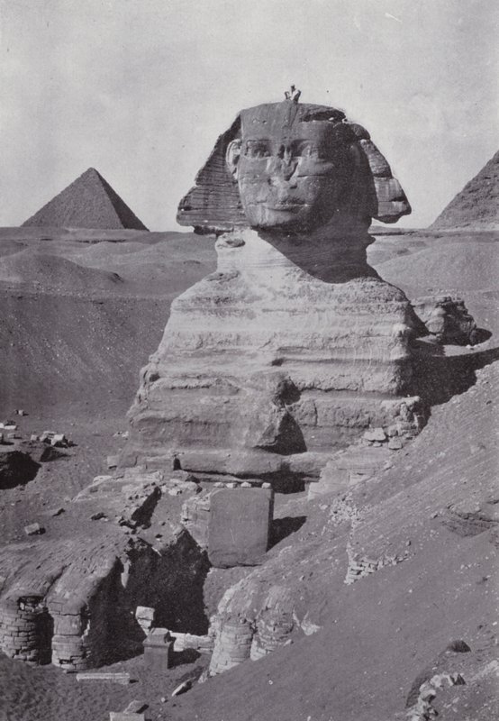 Egypten: Sphynxen (s/h foto) af English Photographer