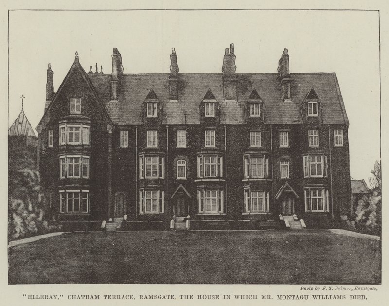 Elleray, Chatham Terrace, Ramsgate, huset, hvor hr. Montagu Williams døde af English Photographer