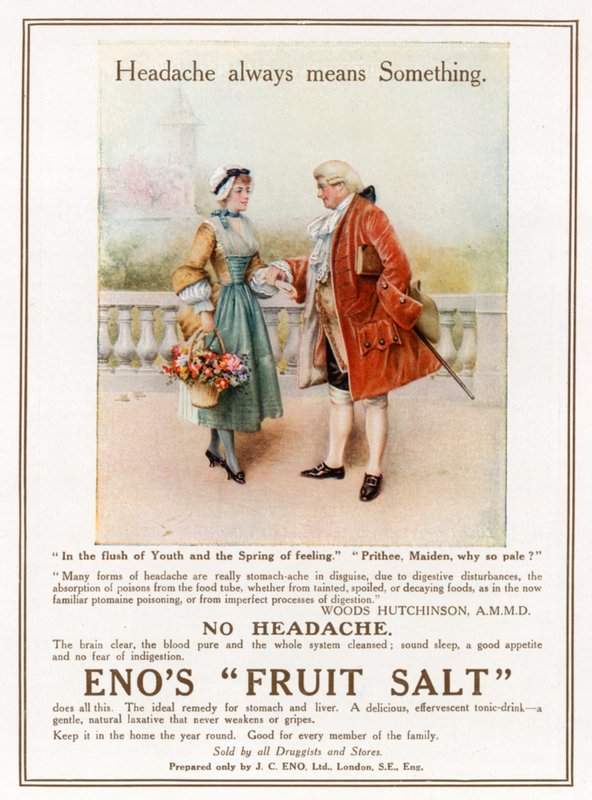 Enos frugtsalt. Reklame af English Photographer