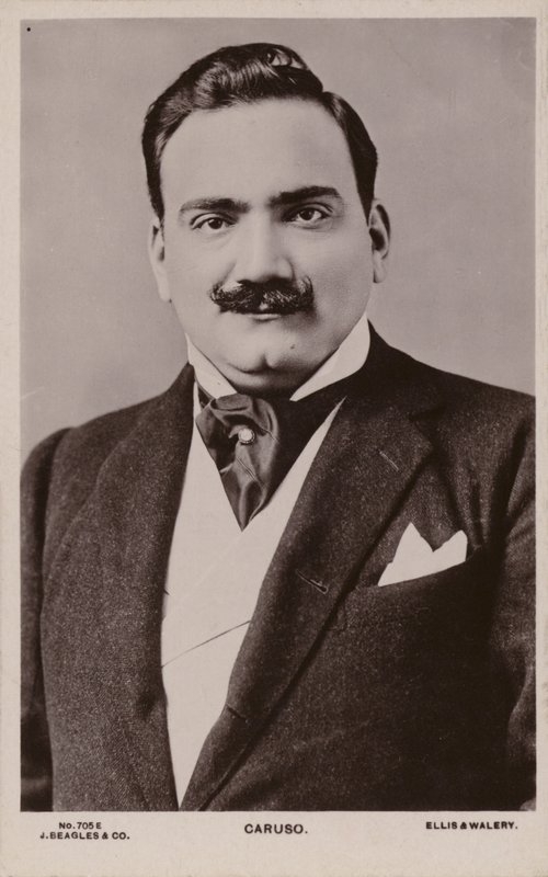 Enrico Caruso, italiensk tenor (1873-1921) af English Photographer