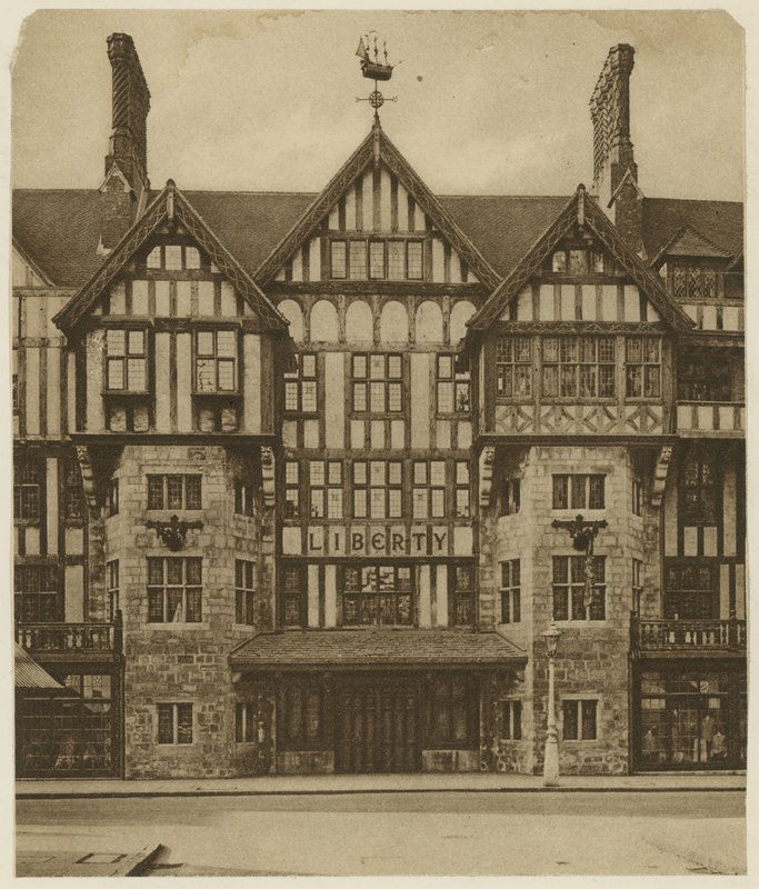 Facade af varehuset Liberty af English Photographer