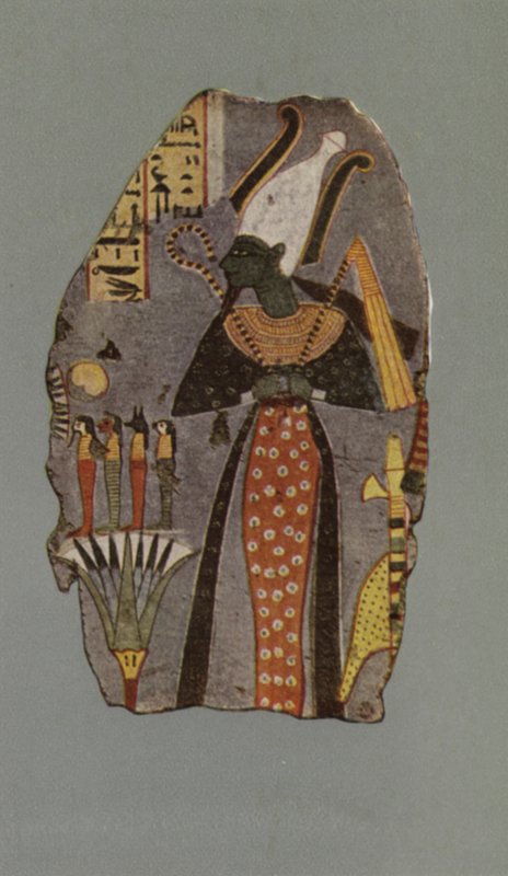 Figur af Osiris Khenti Amenti (foto) af English Photographer