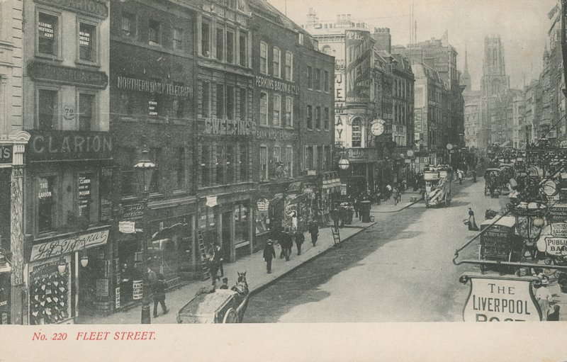 Fleet Street, London af English Photographer