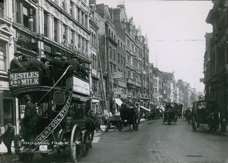 Fleet Street, London af English Photographer