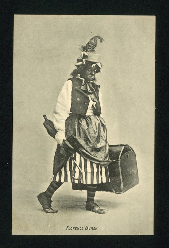Florence Yaymen, engelsk music hall-komiker og danser (s/h-foto) af English Photographer