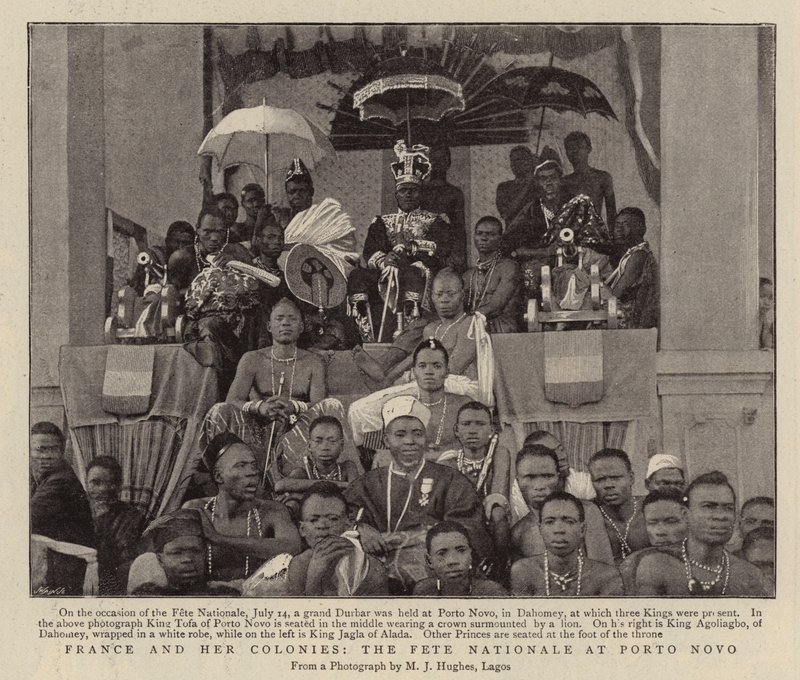 Frankrig og hendes kolonier, Fete Nationale i Porto Novo af English Photographer