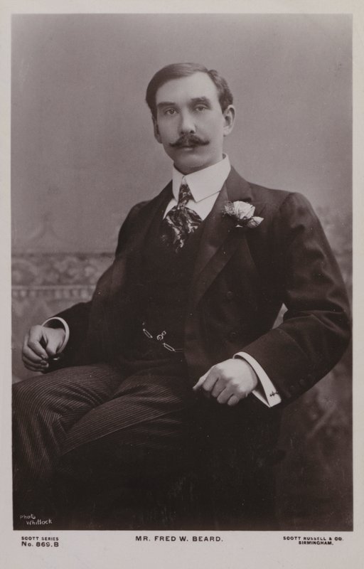 Fred W Beard, britisk musiker af English Photographer