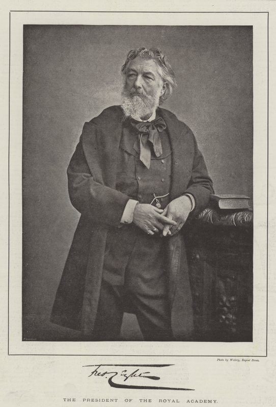 Frederic Leighton, præsidenten for Royal Academy af English Photographer