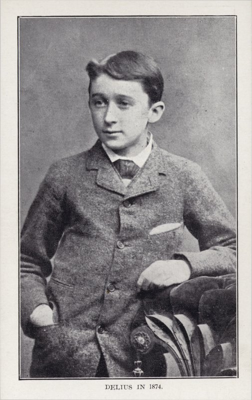 Frederick Delius i 1874 af English Photographer
