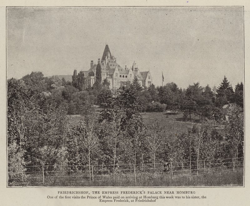 Friedrichshof, kejserinde Fredericks Palace nær Homburg af English Photographer