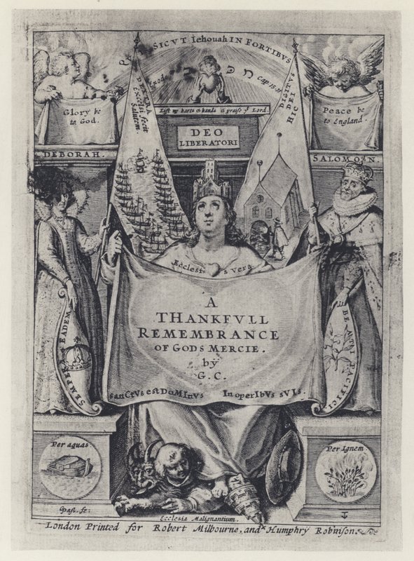 G Carleton, A Thankfull Remembrance, R Mylbourn og H Robinson 1624 (s/h-foto) af English Photographer