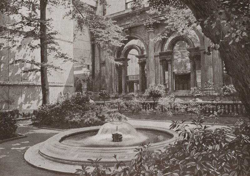 Garden Court, Bank of England af English Photographer