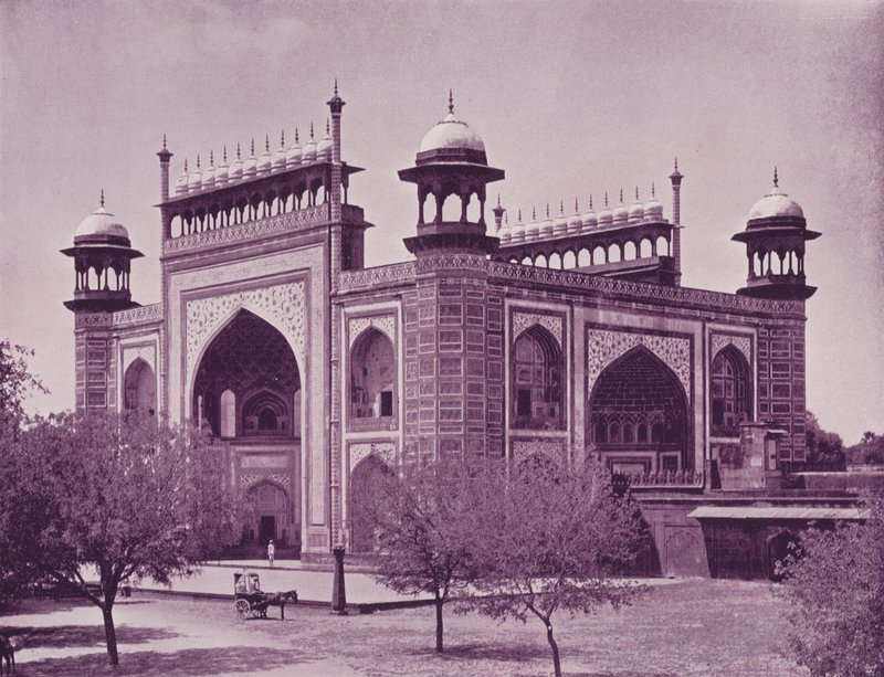Porten til Taj, Agra af English Photographer
