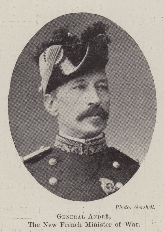 General Andre, den nye franske krigsminister af English Photographer