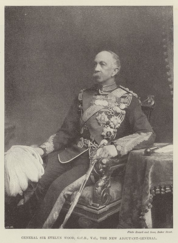 General Sir Evelyn Wood, GCB, VC, den nye generaladjudant af English Photographer