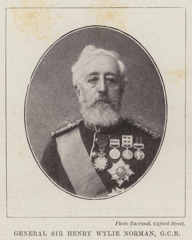 General Sir Henry Wylie Norman, GCB af English Photographer