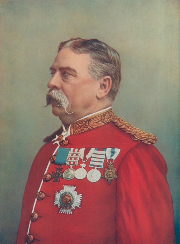 General Sir Hugh Gough. Keeper of the Jewels, Tower of London af English Photographer