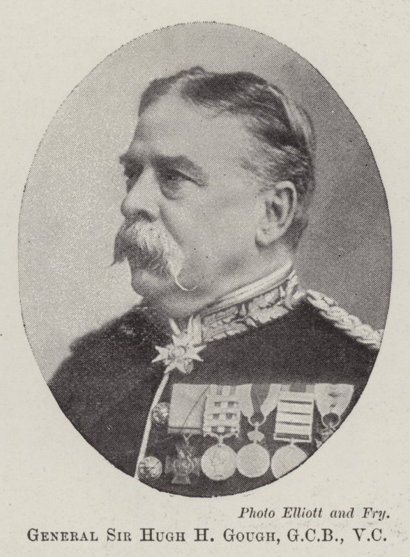 General Sir Hugh H Gough, GCB, VC af English Photographer