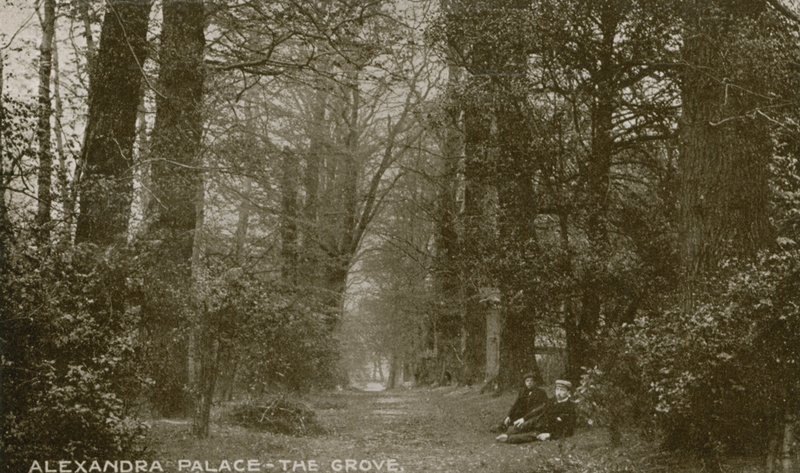 Generel udsigt over The Grove ved Alexandra Palace af English Photographer