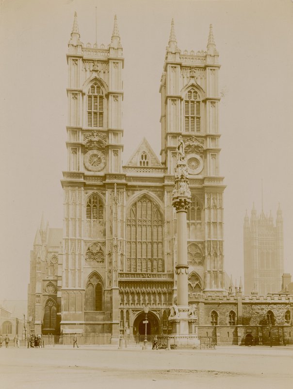 Generel udsigt over Westminster Abbey af English Photographer