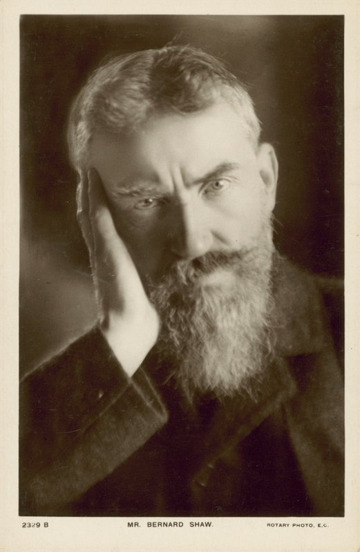 George Bernard Shaw, irsk dramatiker (s/h-foto) af English Photographer
