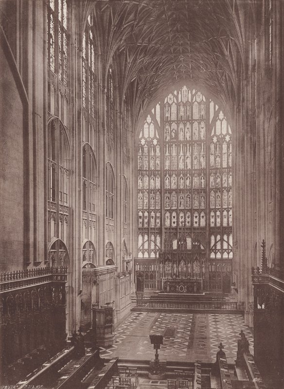 Gloucester: The Cathedral, Choir East (s/h foto) af English Photographer