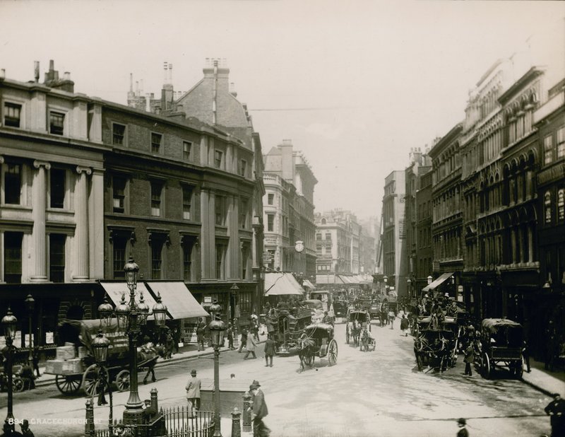 Gracechurch Street, London af English Photographer