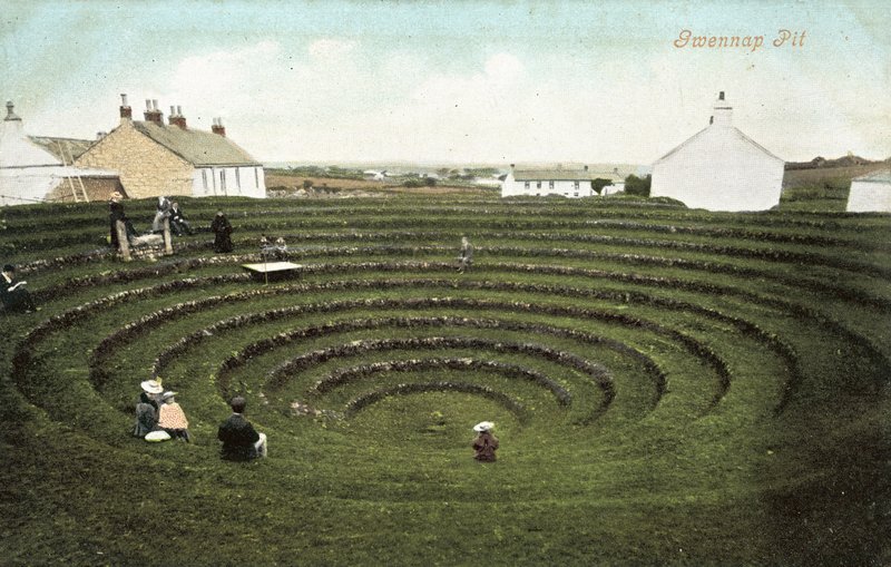 Gwennap Pit (farvefoto) af English Photographer