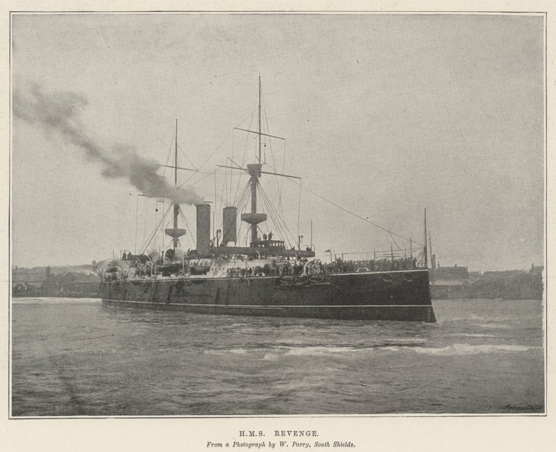 HMS hævn af English Photographer
