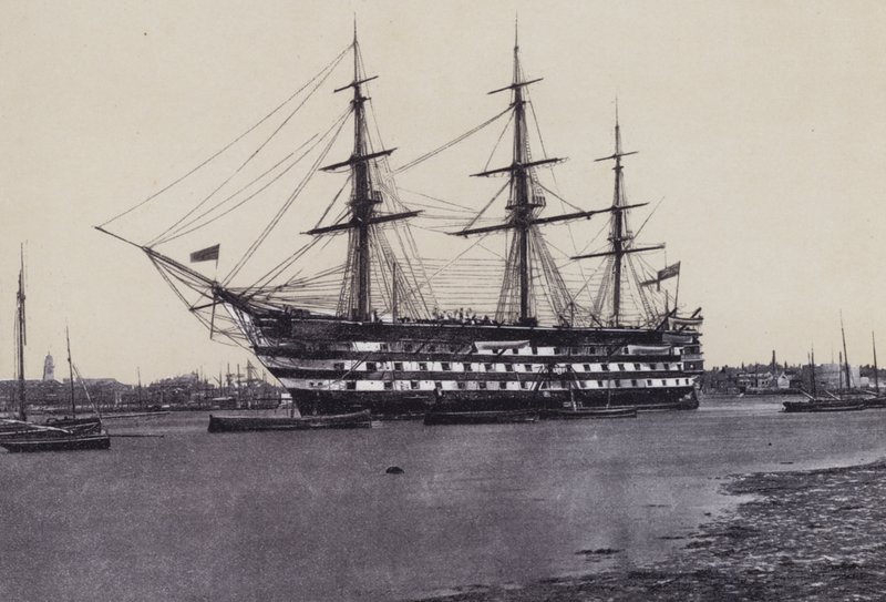 HMS St Vincent (s/h foto) af English Photographer