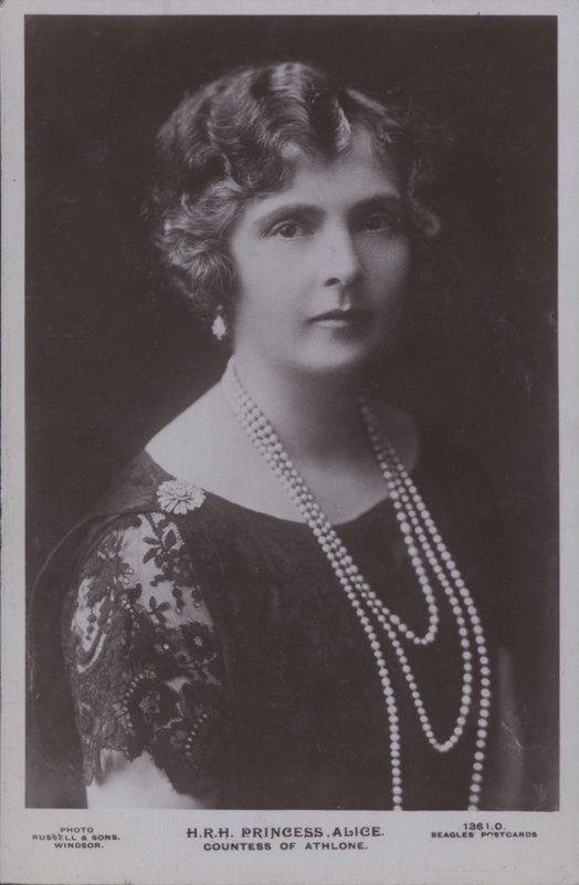 HKH Prinsessen Alice (s/h foto) af English Photographer